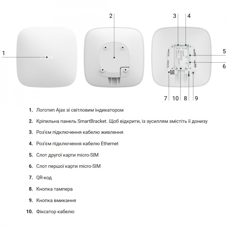 централь AJAX Hub  [2G]
