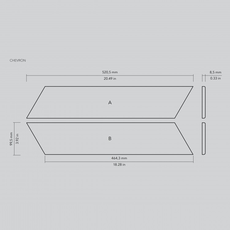 Плитка WOW 60 grados chevron Плитка WOW 60 grados chevron