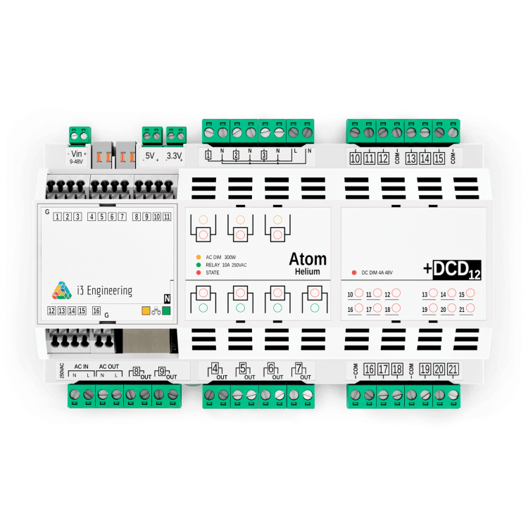 Контроллер i3 Engineering 9 DIN Atom Helium +DCD12