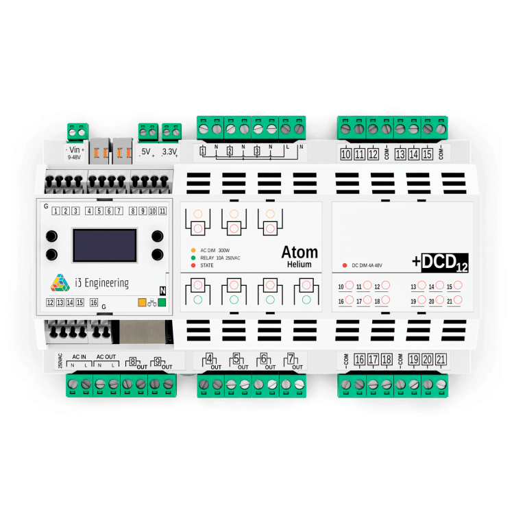 Контроллер i3 Engineering 9 DIN Atom Helium +DCD12