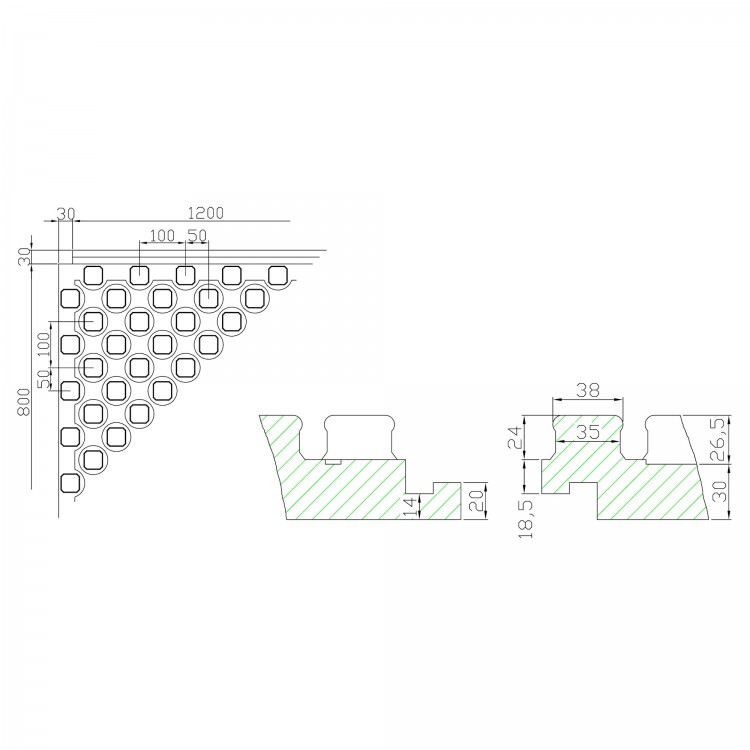 Панель для теплого пола ERREVI 5018 Black