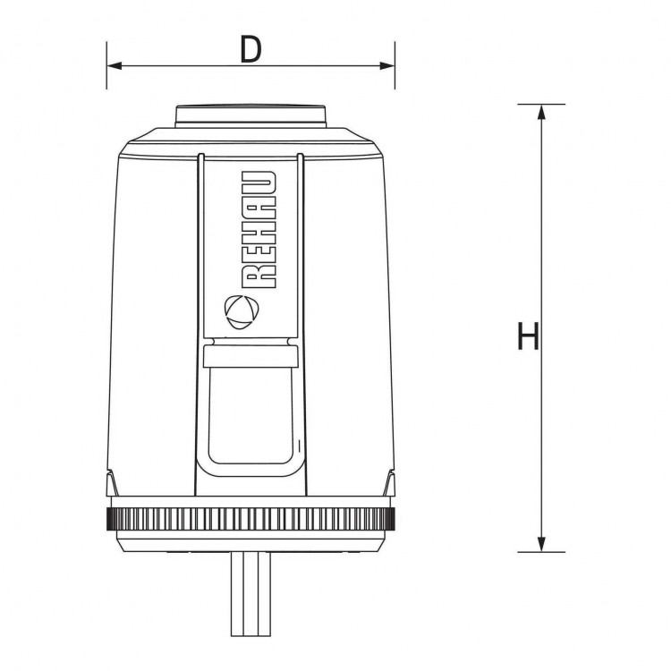Сервопривід Rehau UNI 24V Сервопривід Rehau UNI 24V