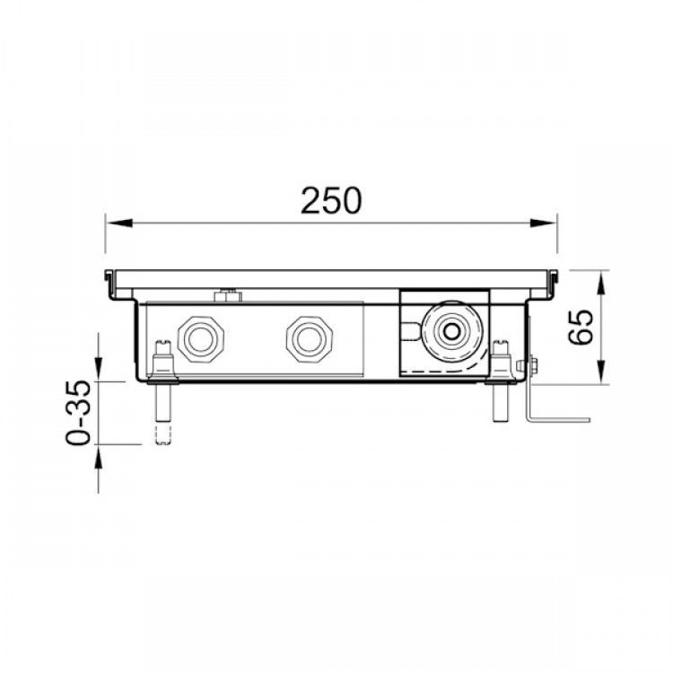 внутрішн. конвектор ISAN FRT 065 250 з вентилятором