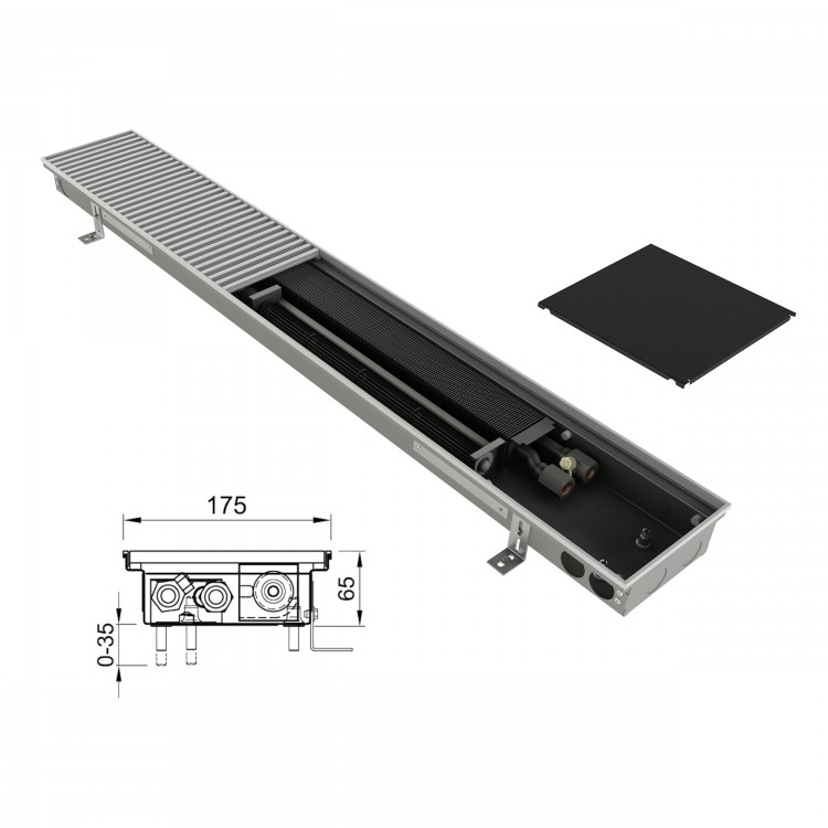 внутрішн. конвектор ISAN FRT 065 175 з вентилятором