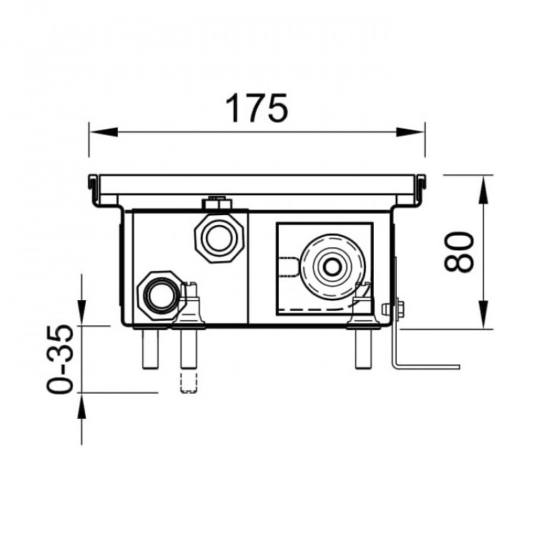 внутрішн. конвектор ISAN FRT 080 175 з вентилятором