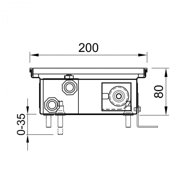 внутрішн. конвектор ISAN FRT 080 200 з вентилятором