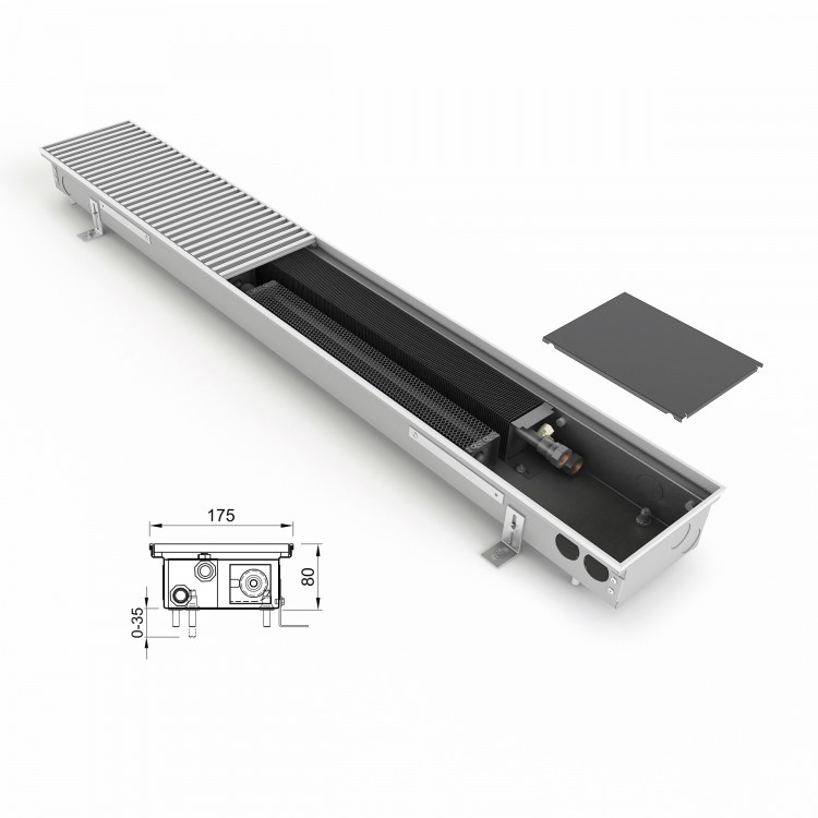 внутрішн. конвектор ISAN FRT 080 175 з вентилятором