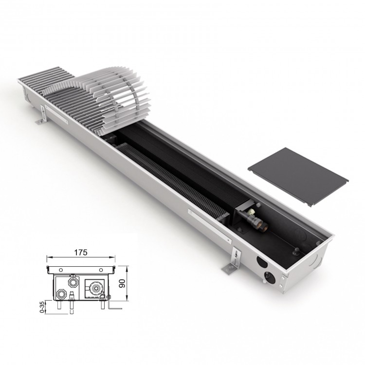 внутрішн. конвектор ISAN FRT 090 175 з вентилятором