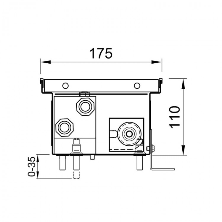 внутрішн. конвектор ISAN FRT 110 175 з вентилятором
