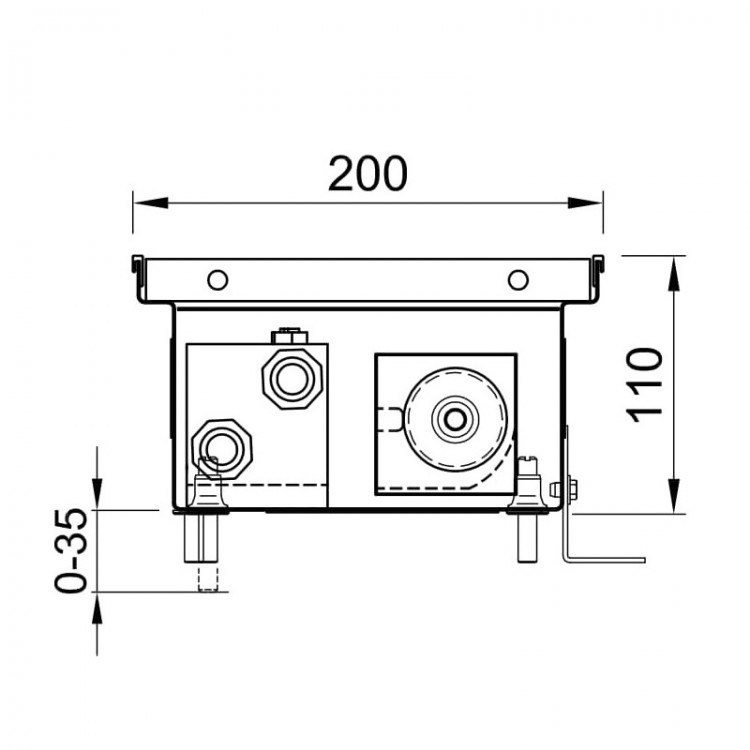 внутрішн. конвектор ISAN FRT 110 200 з вентилятором
