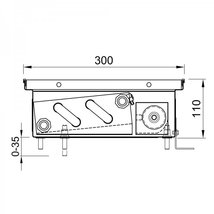 внутрішн. конвектор ISAN FRT 110 300 з вентилятором