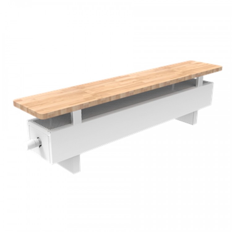 підлоговий конвектор з лавкою ISAN LBK Ecolite Cube + Bench