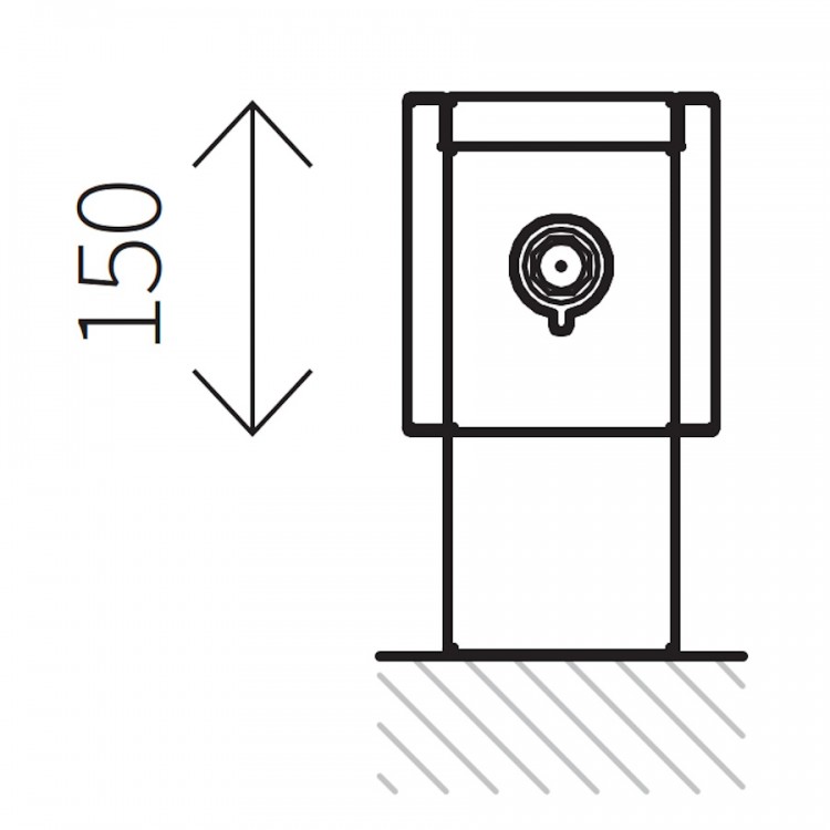 підлоговий підлоговий ISAN Ecolite LZK Cube [2 colors] (h=250mm)