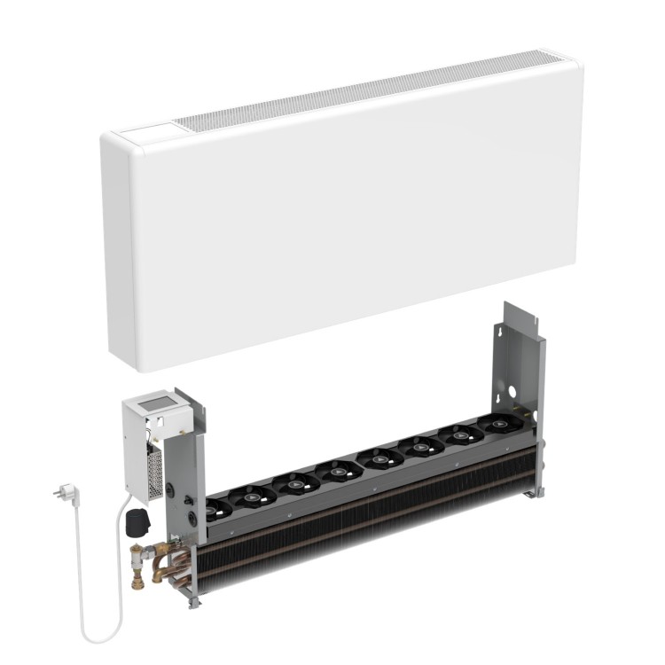 настінний конвектор ISAN Ecolite TSA Round Wall з вентилятором та вбудованим керуванням настінний конвектор ISAN Ecolite TSA Round Wall з вентилятором та вбудованим керуванням