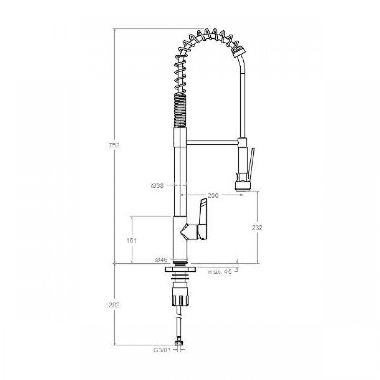 Кухонний змішувач ramonsoler Kitchen Professional 752