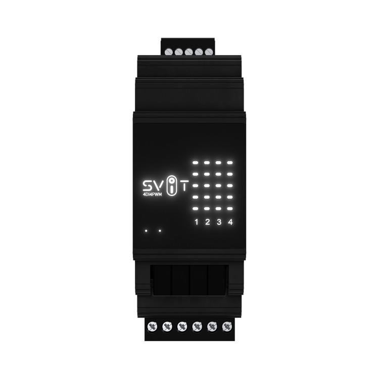 Модуль керування LED світлом 4DI4PWM SVIT