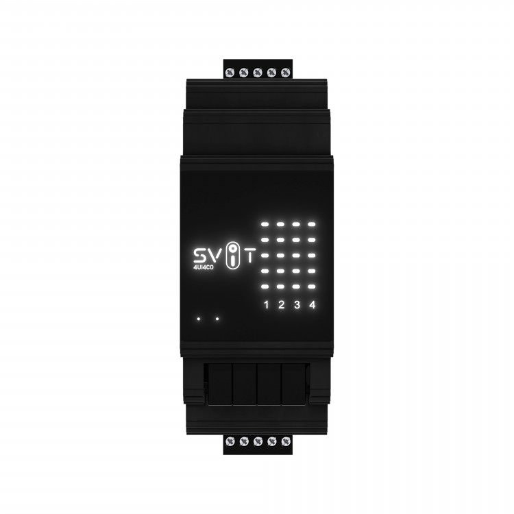 модуль 4UI4CO SVIT _ для керування пристроями з входом 4-20мА